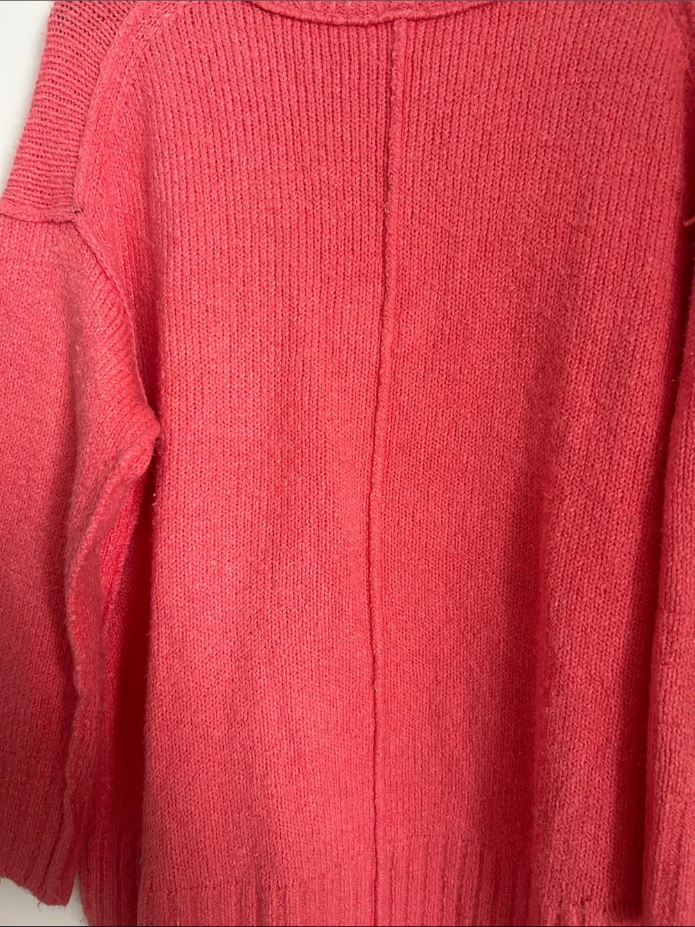 Free people V-Neck Relaxed Fit Women's Sweater in Coral Pink